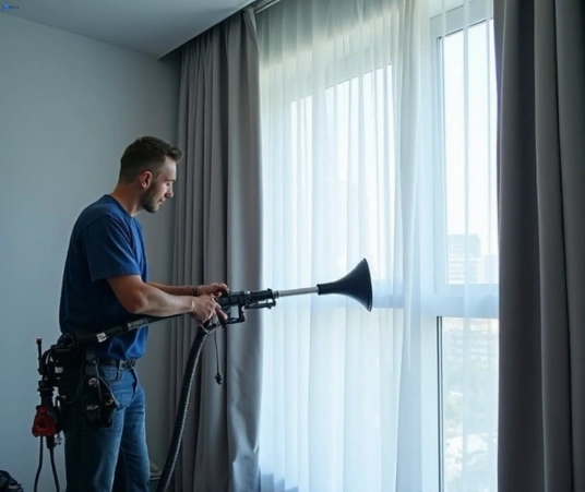 Professional drapes cleaning process tools Matty Curtain Cleaning fairfield